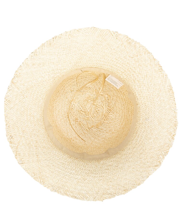 Naturalist - Palm Straw Bucket With Raw Edge Hat image number 3