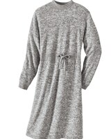 Haband Women’s Hacci Sweater Knit Mockneck Dress thumbnail number 1