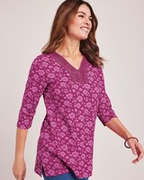 Lace Trim Pullover Tunic thumbnail number 1