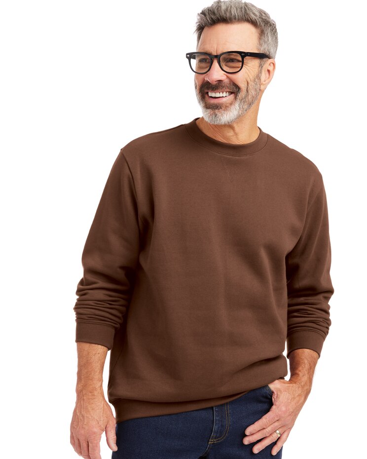 John Blair Supreme Fleece Long-Sleeve Sweatshirt image number 1