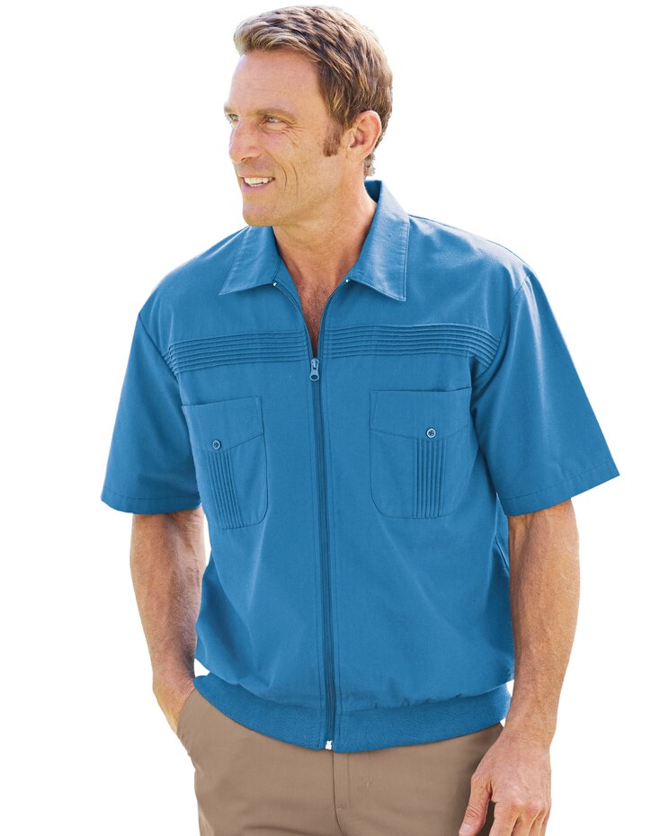 John Blair Short-Sleeve Full-Zip Shirt image number 1