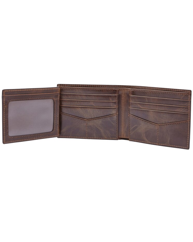 Fossil Derrick Men's RFID Bifold Wallet image number 2