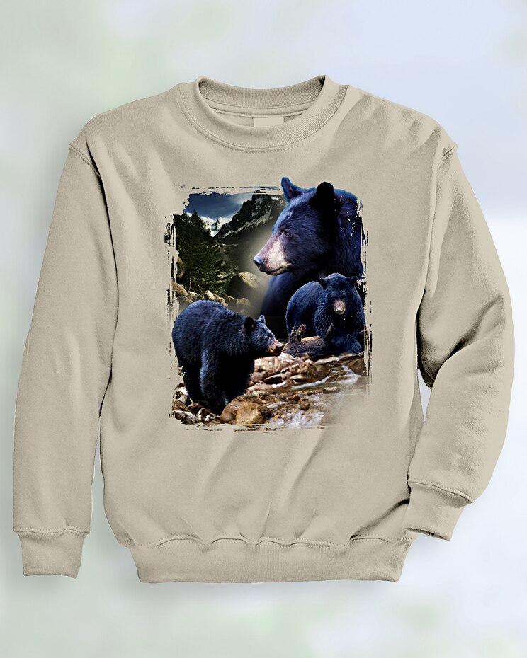 Signature Graphic Sweatshirt - Black Bear River image number 1