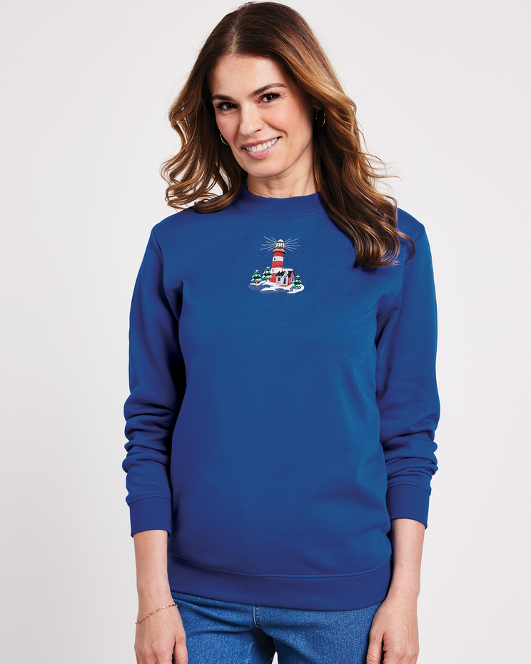 Better-Than-Basic Embroidered Sweatshirt image number 1