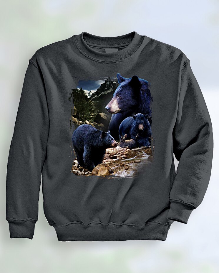 Signature Graphic Sweatshirt - Black Bear River image number 1