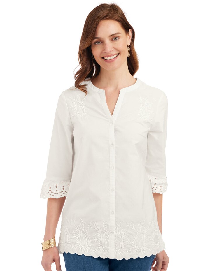 Fiesta Flounce Lace Tunic image number 1