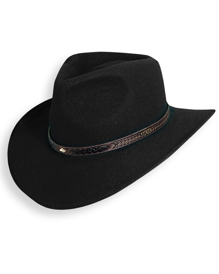 Scala Crushable Wool Outback Hat image number 1