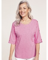 Peek-A-Boo Sleeve Top thumbnail number 1