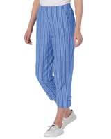 Seersucker Stripe Cropped Pants thumbnail number 1