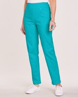 DenimEase Flat-Waist Pull-On Jeans thumbnail number 1