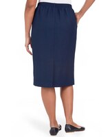 Alfred Dunner® Cinch Waist Midi Skirt with Slant Pockets thumbnail number 5
