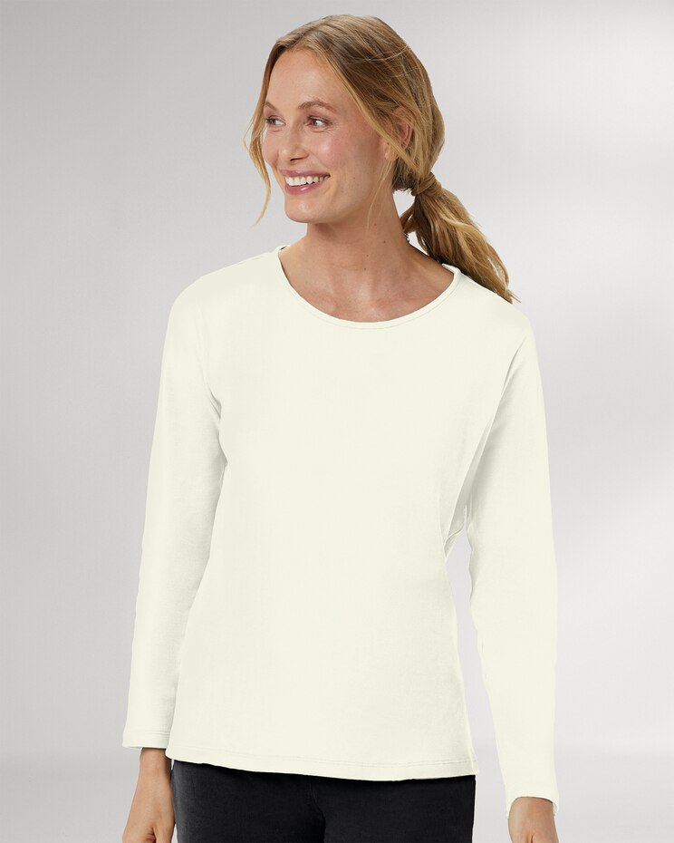 Essential Cotton Solid Jewelneck Tee image number 1