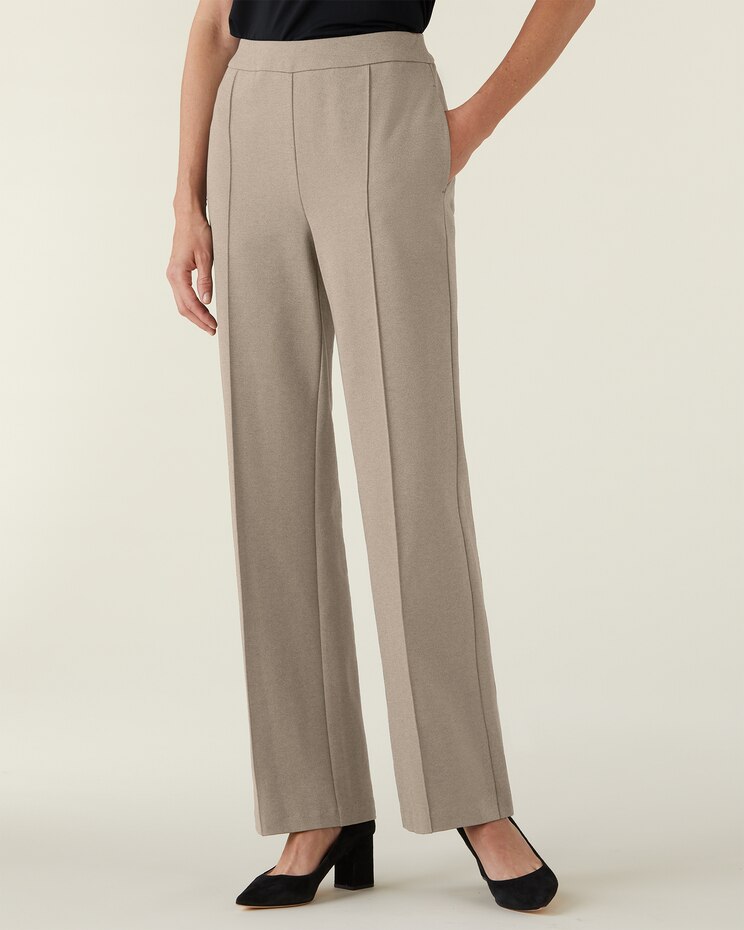 Slimtacular® Ponte Wide-Leg Pants image number 1