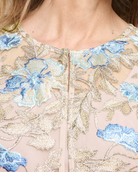 Floral Embroidered Twinset by Alex Evenings