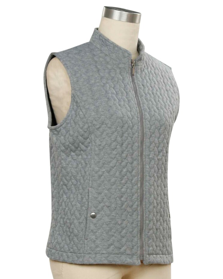 Links Seams Familiar Quilted Knit Vest image number 1