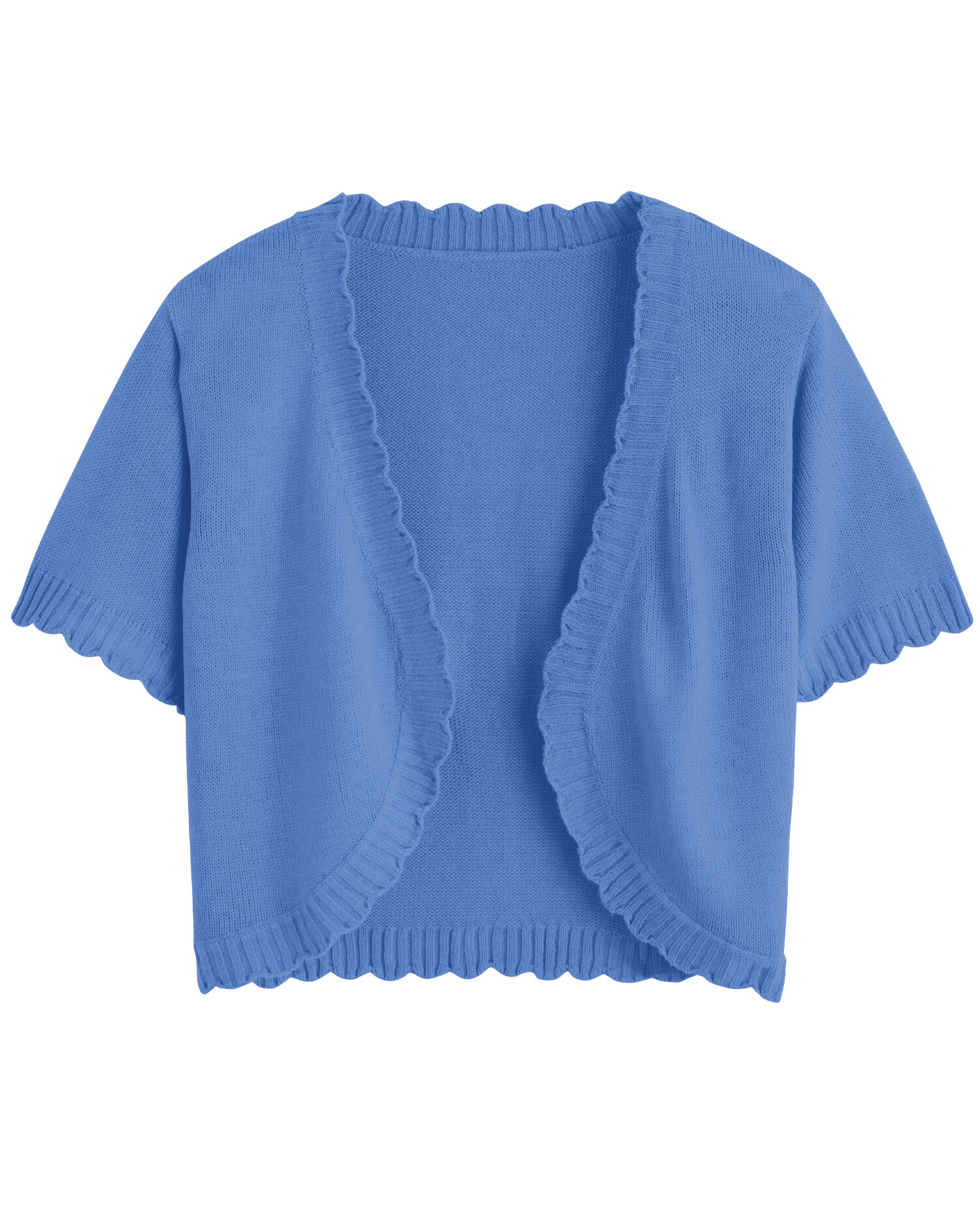 Blue sales shrug sweater