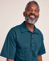 John Blair Short-Sleeve Banded-Bottom Polo thumbnail number 7