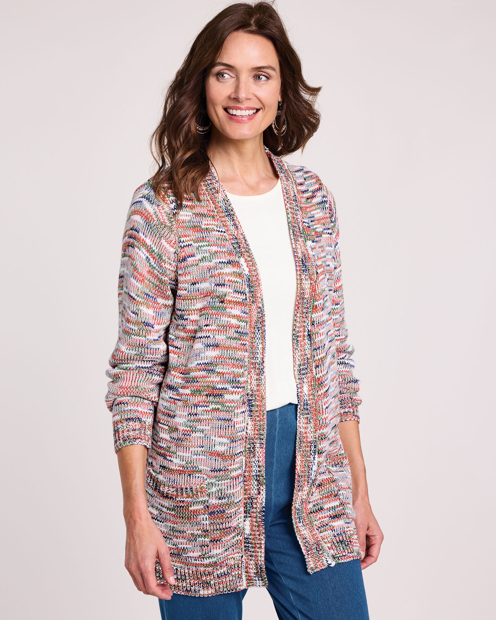 Marled sweater cardigan hotsell