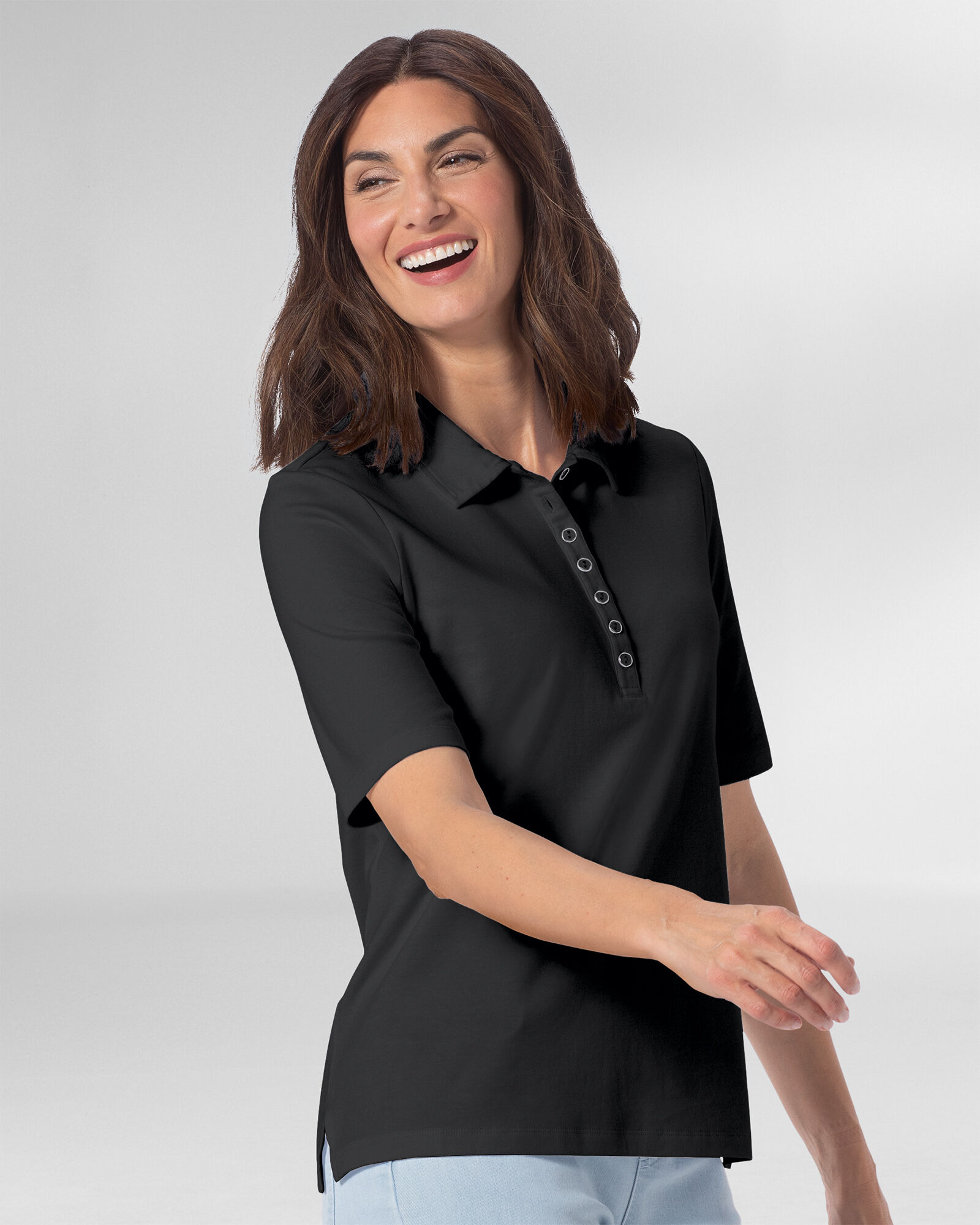 Elbow sleeve polo shop