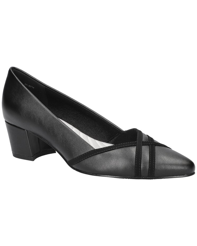 Easy Street® Lotus Block Heel Pumps image number 1
