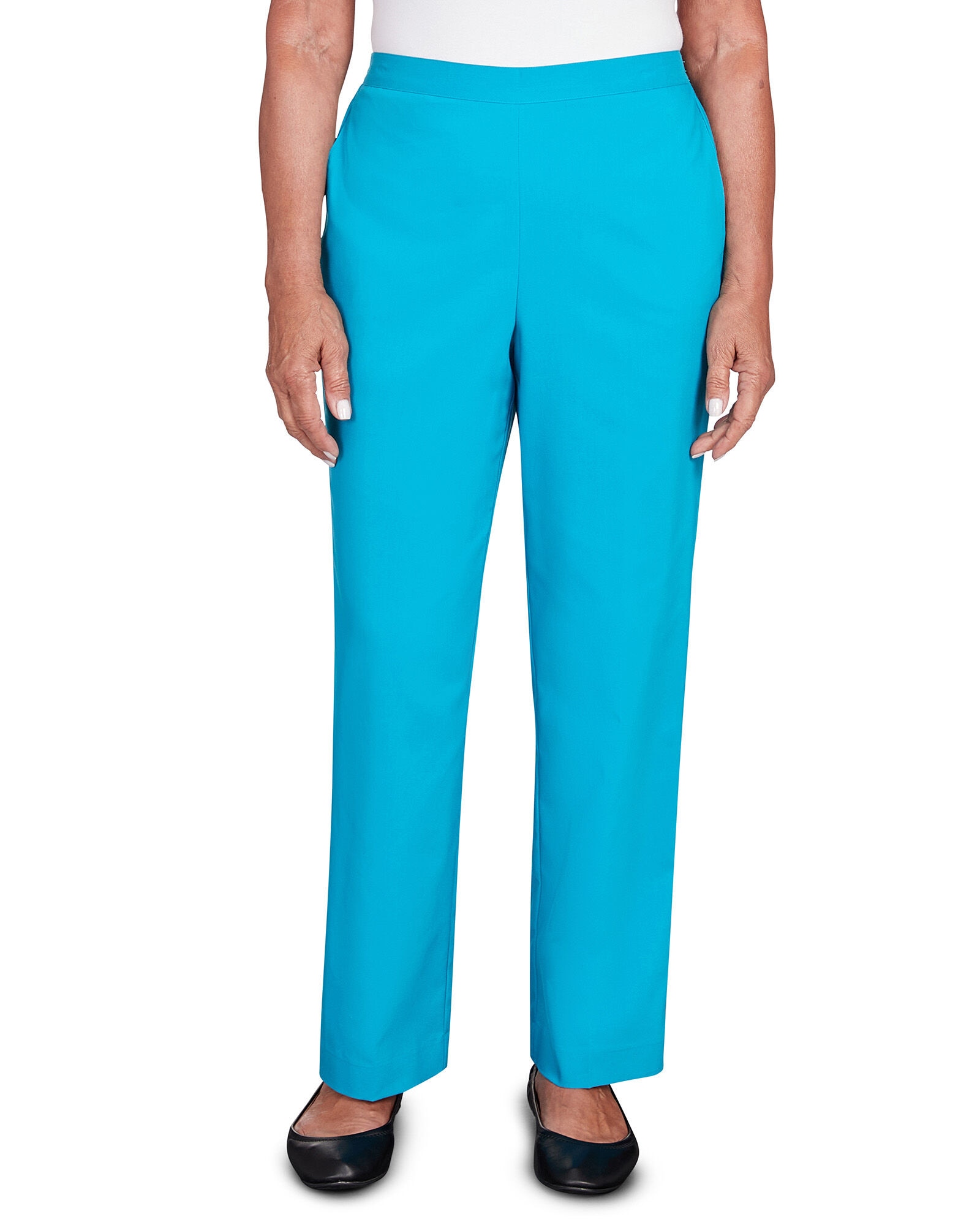 Alfred Dunner Tradewinds Stretch Waist Short Length Pant Blair