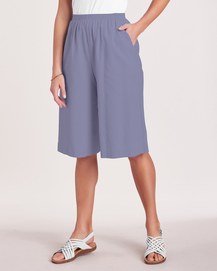 Crinkle Calcutta Cloth Split Skirt image number 1