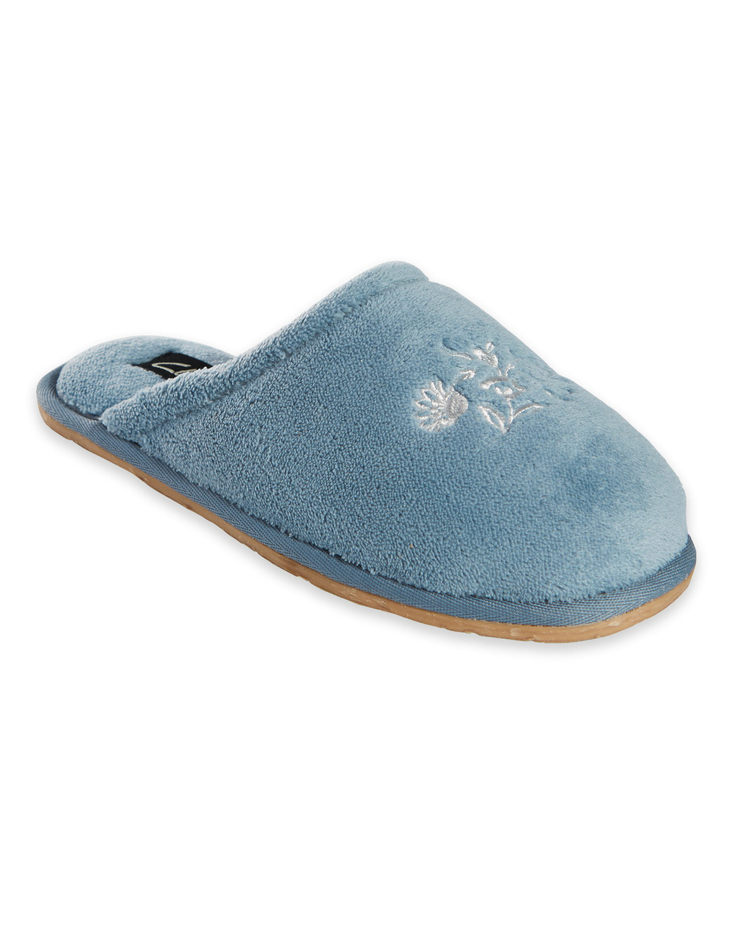 Clarks® Embroidered Slippers image number 1