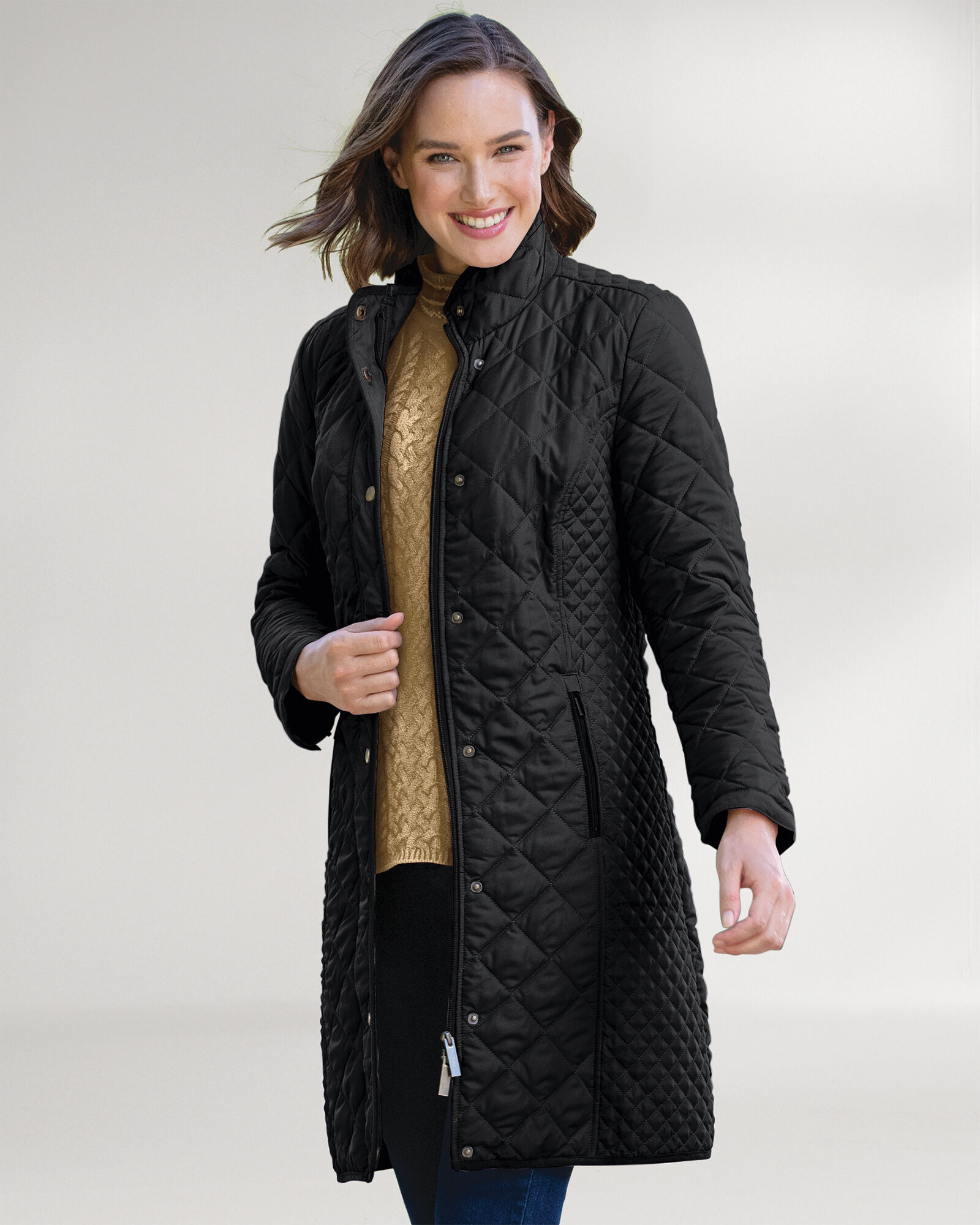 Berkshire Diamond Quilted Three Quarter Length Coat Blair