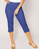 DenimEase Flat-Waist Capris thumbnail number 1