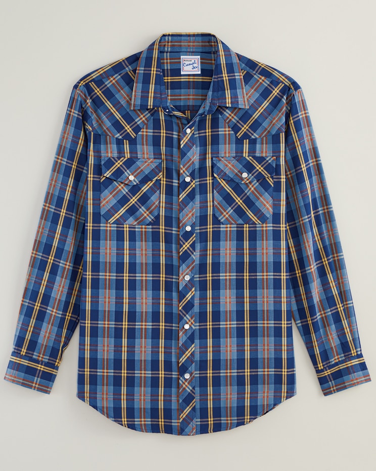 Haband Long-Sleeve Snap-Tastic Western Shirt image number 1