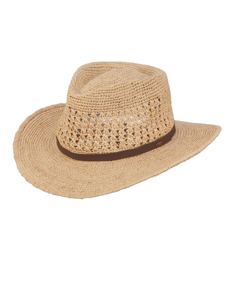 Scala Puerto Hand Crochted Raffia Hat image number 1