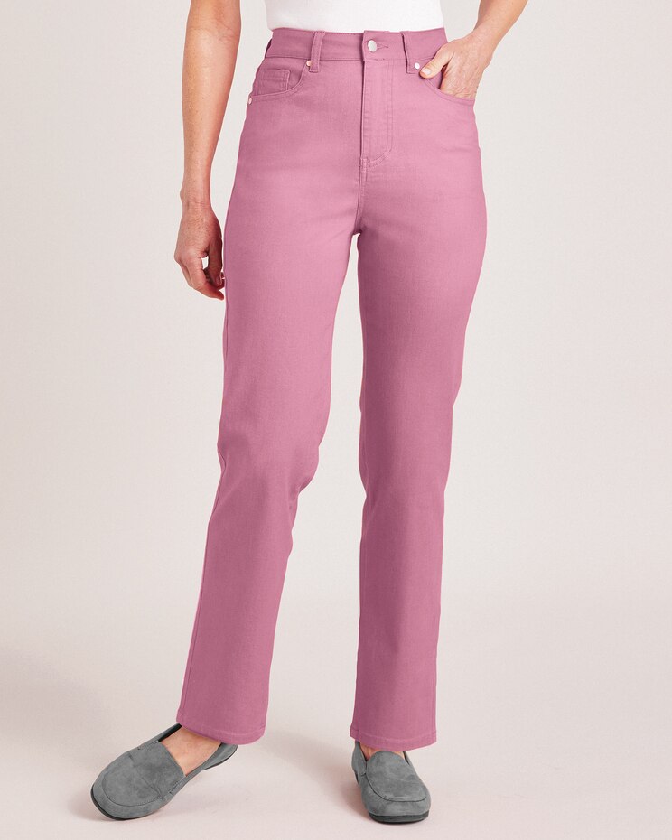 DenimEase Classic 5-Pocket Jeans image number 1
