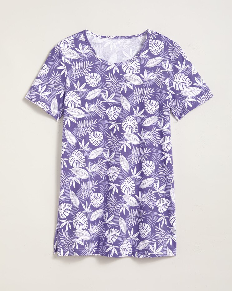 Short Sleeve Anytime Print Tunic image number 1