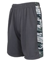 Galaxy By Harvic Men's Slim Fit  Moisture Wicking Performance Quick Dry Mesh Shorts With Side Camo Design thumbnail number 1