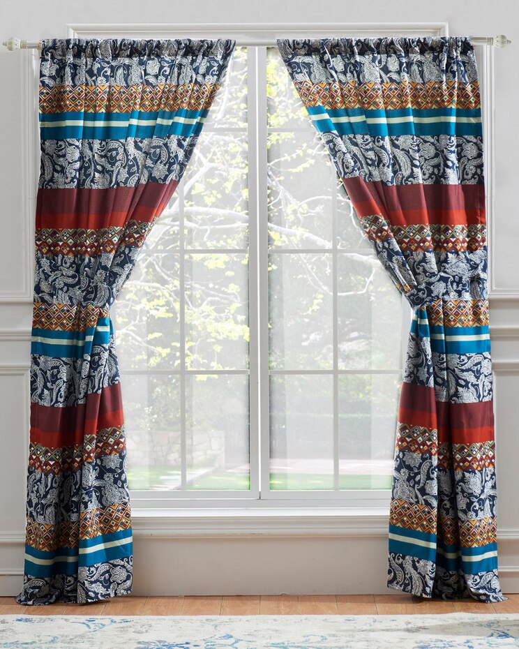 Vista Panel Pair with Tie Backs image number 2