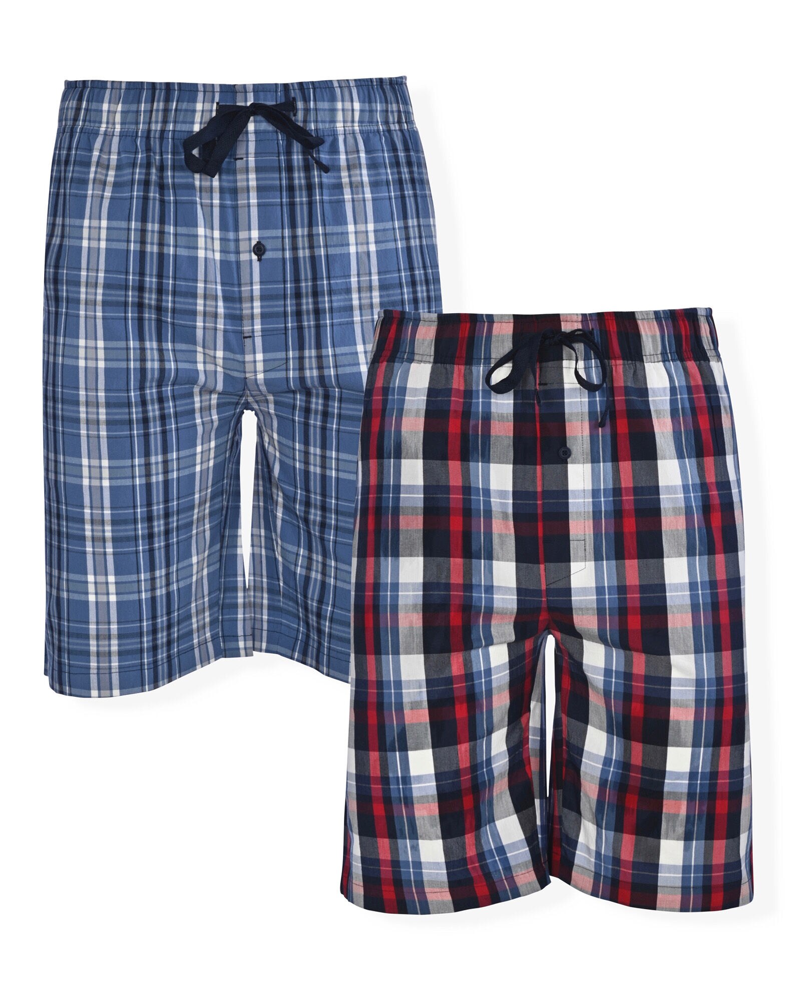 Hanes 2 Pack Stretch Woven Sleep Shorts