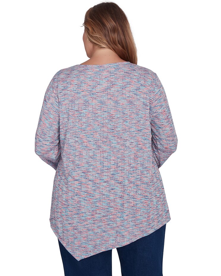 Ruby Rd® Tapestry Traveler Knit Dropneedle Top image number 2