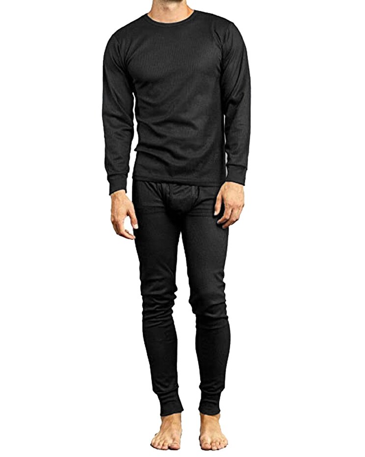 Galaxy By Harvic 2-Piece Winter Thermal Top & Bottom Set image number 1