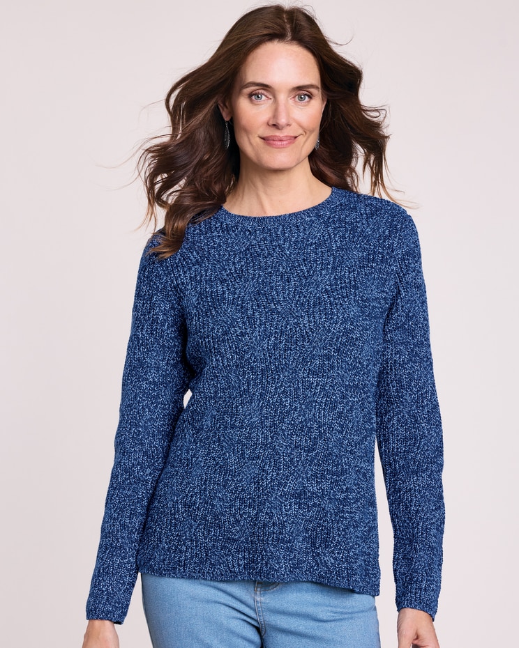 Wavy Cable Sweater image number 1