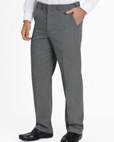 John Blair Signature Adjust-A-Band Relaxed-Fit Gabardine Dress Pants thumbnail number 1