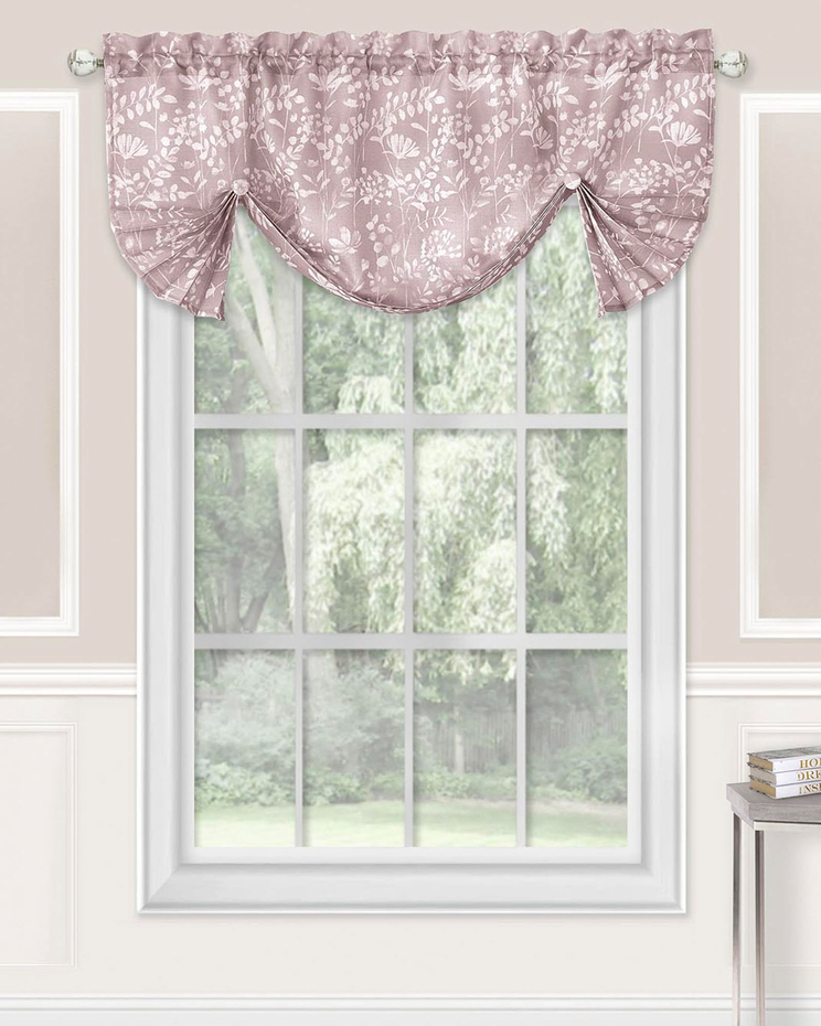Charlotte Rod Pocket Window Curtain Valance image number 1