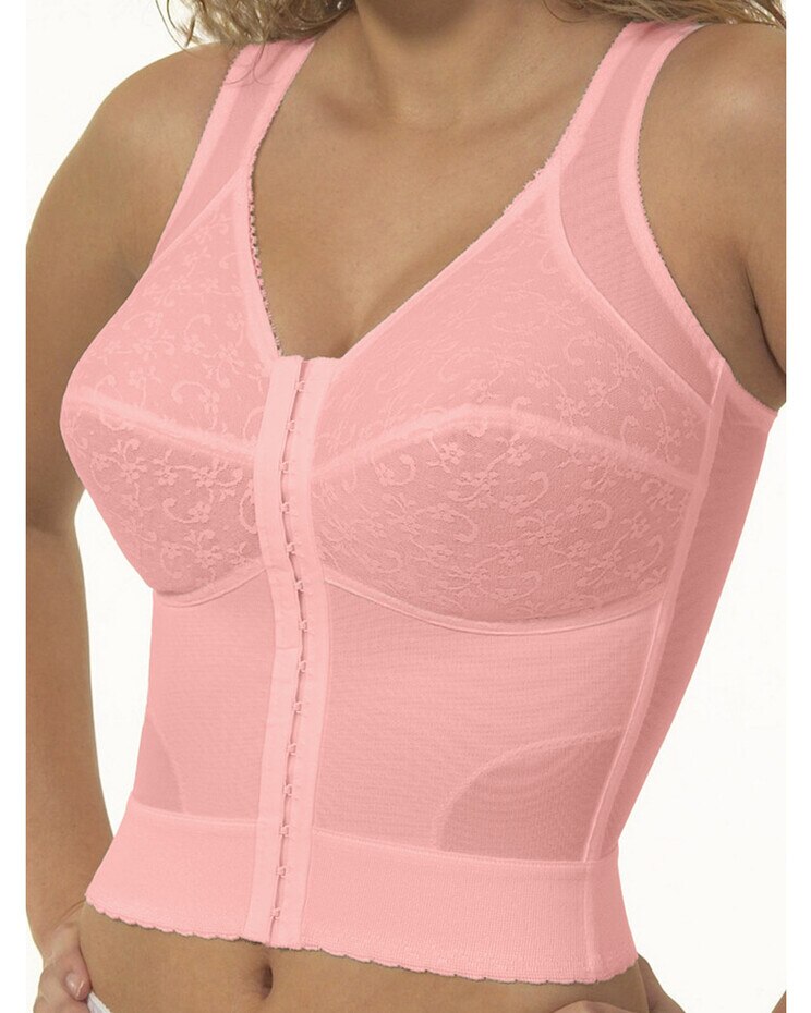 Wireless Front Closure Back Support Longline Bra