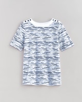 Essential Knit Boatneck Button Trim Top thumbnail number 1