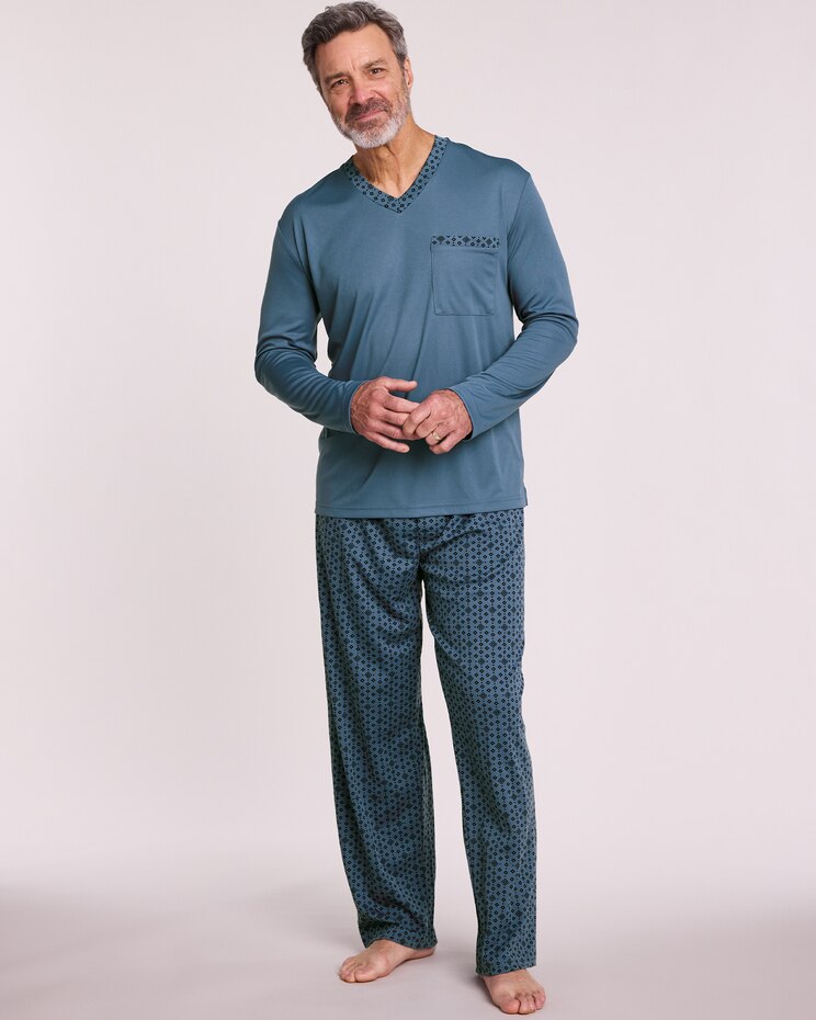 John Blair Micropoly Sleep Pants Set image number 1