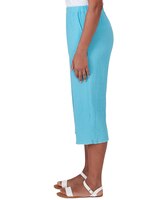 Alfred Dunner® Summer Breeze Double Gauze Capri Pant thumbnail number 4