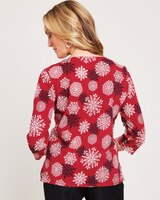 Alfred Dunner® Holiday Print Tees thumbnail number 2