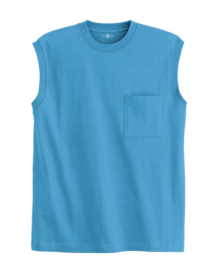 John Blair Everyday Jersey Knit Sleeveless Pocket Tee image number 1