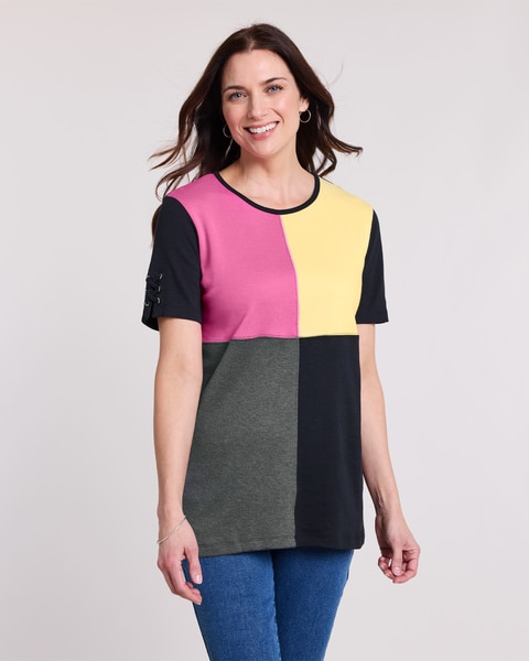 Fresh Colorblock Top
