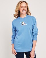 Better-Than-Basic Embroidered Sweatshirt thumbnail number 1