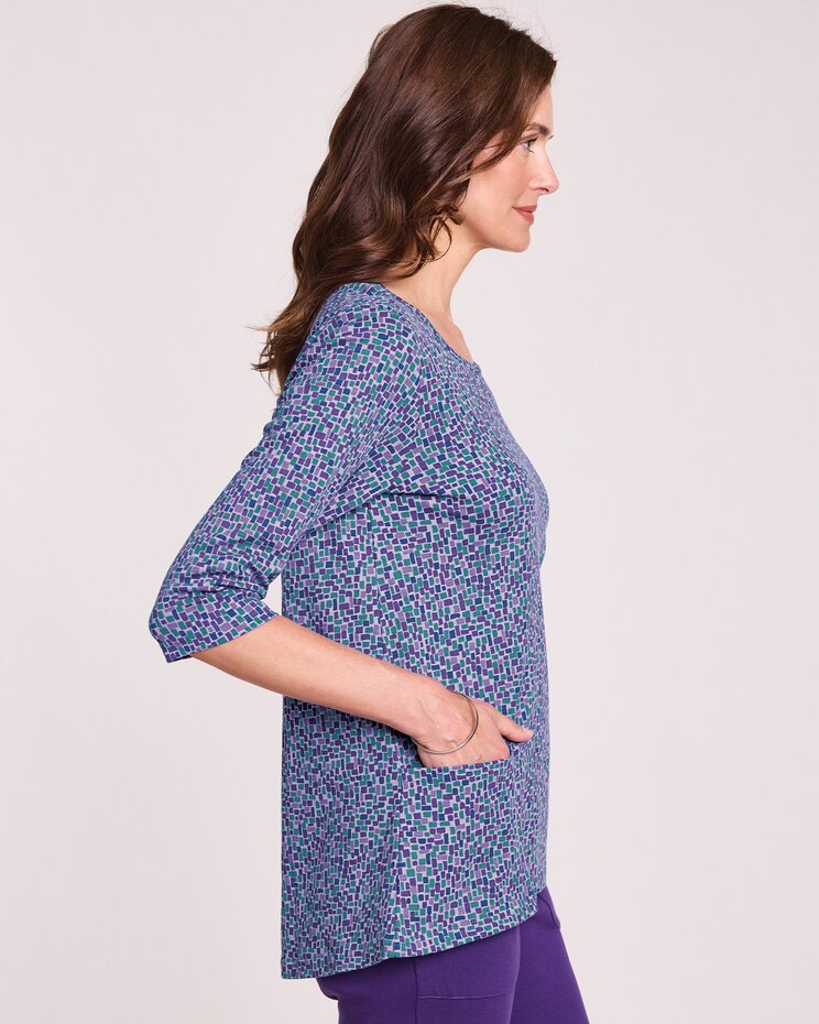 Essential Knit Pocket Top image number 2